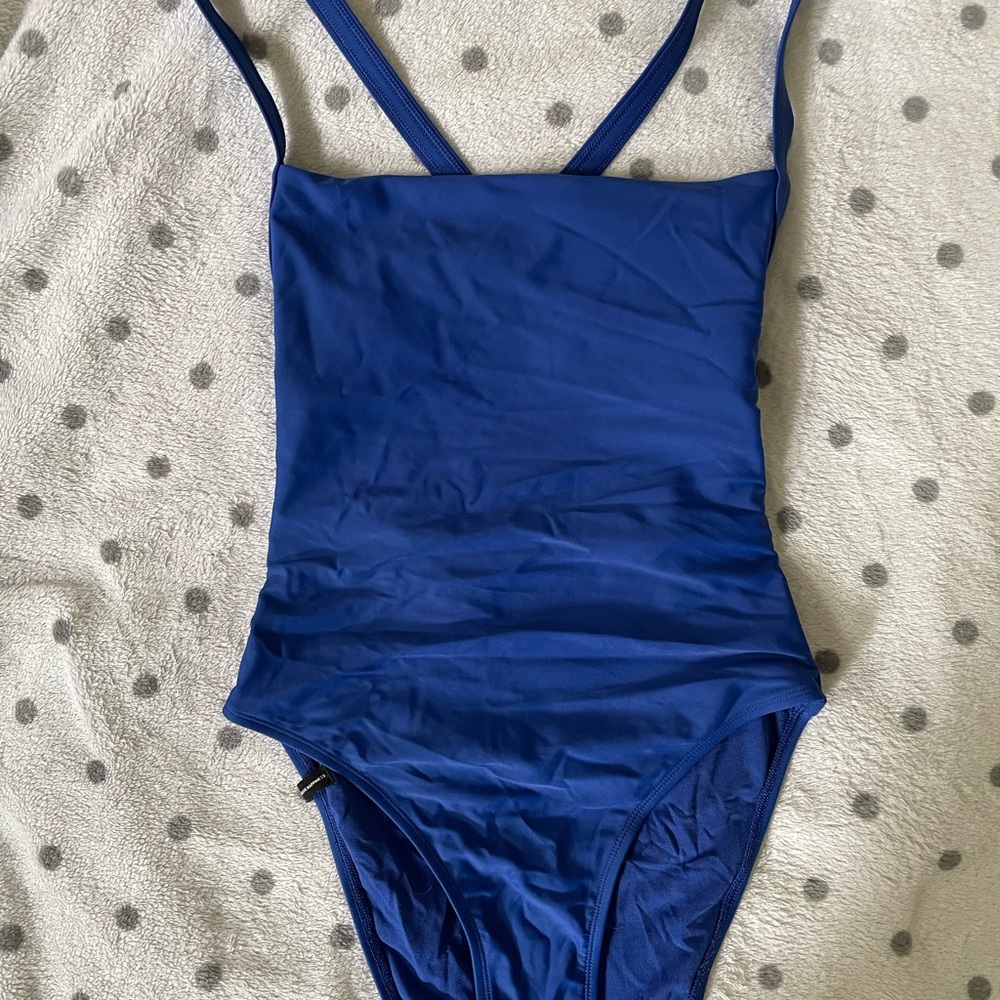 Body Glove Royal Blue Crossback One-Piece Swimsuit